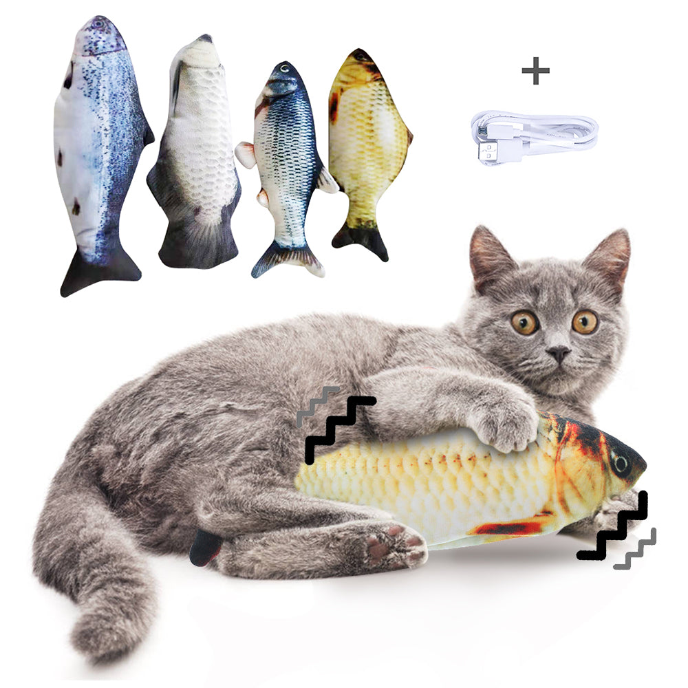 Without Cat Nip Version - Electric Jumping Fish Simulation Electric Fish Toy.